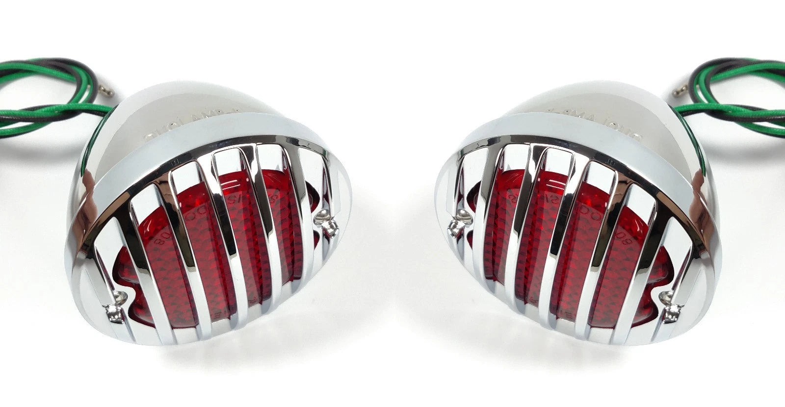 12V LED Tail Lights Replacement for 1933-1936 Ford Car with Chrome Grille