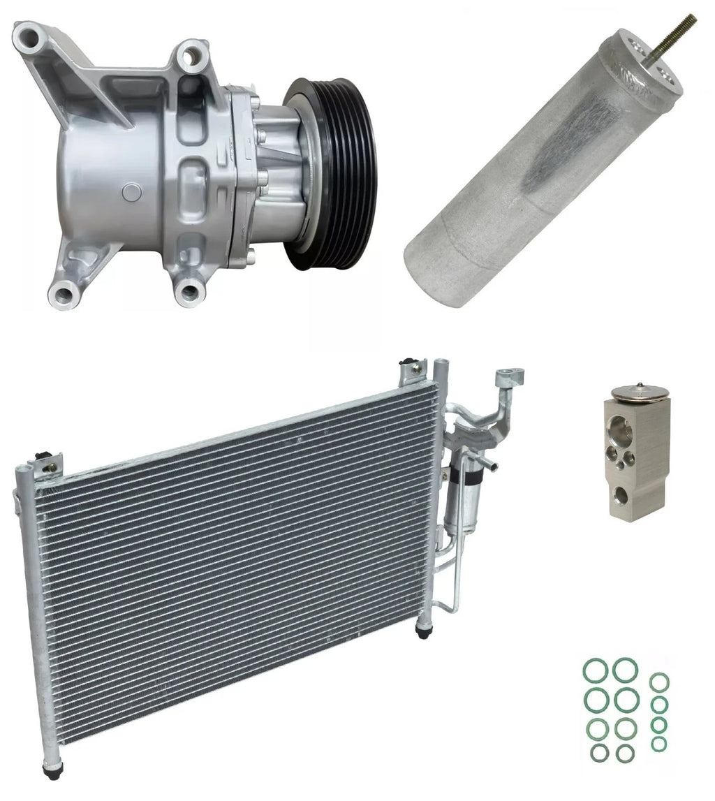 AC Compressor Kit With Condenser for Mazda 2 1.5L (2014–2014)
