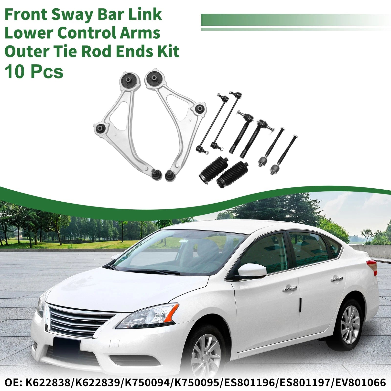 Set of 10 Front Stabilizer Bar Links for Nissan Maxima 