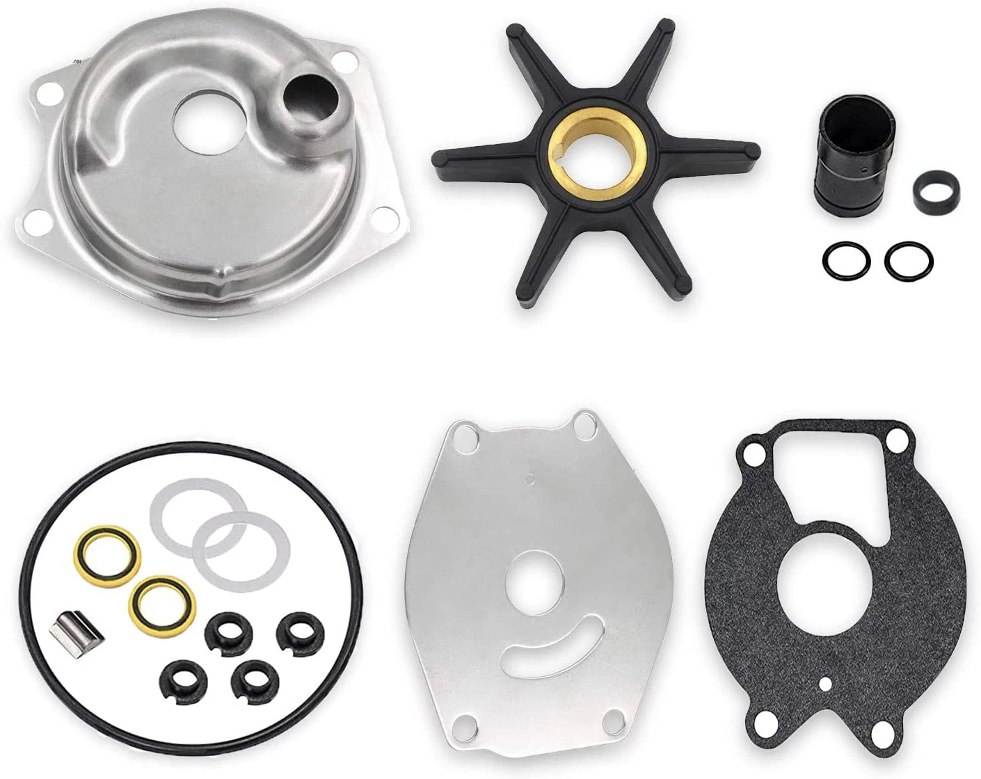 Water Pump Impeller Kit 46-99157T for Mercury 9.9-25, Force 25-50 (1990-2000)