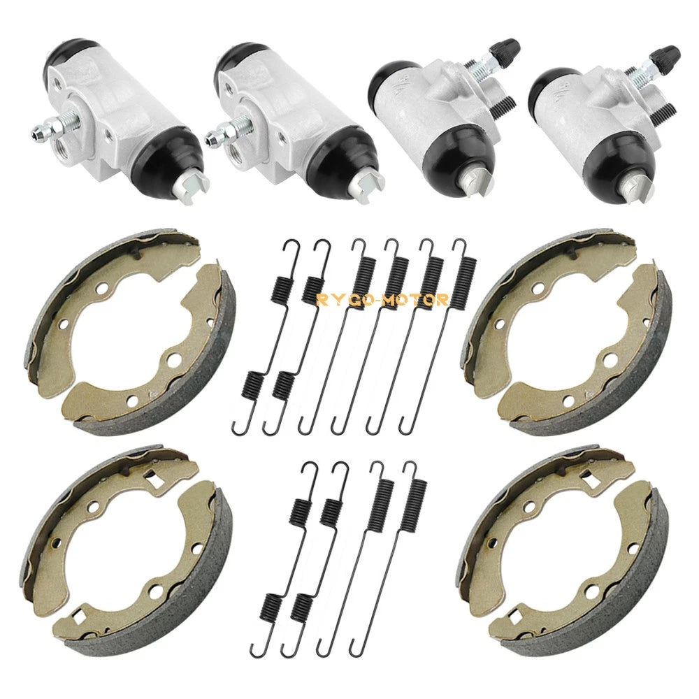 Front Rear Wheel Cylinder & Brake Shoes for Kawasaki KAF540 Mule (2010–2030)