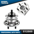 Rear Wheel Bearing and Hub Assembly for 2010–2015 Toyota Prius (Pair)