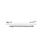 Quick Sinking Fluorocarbon Fishing Leader Line 20LB 80LB