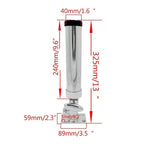 Adjustable Marine Rod Holder for Boats - 316 SS Construction, Square Base
