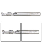 Set of 5 Carbide End Mills 3/16" 2 Flute 2" Overall Length