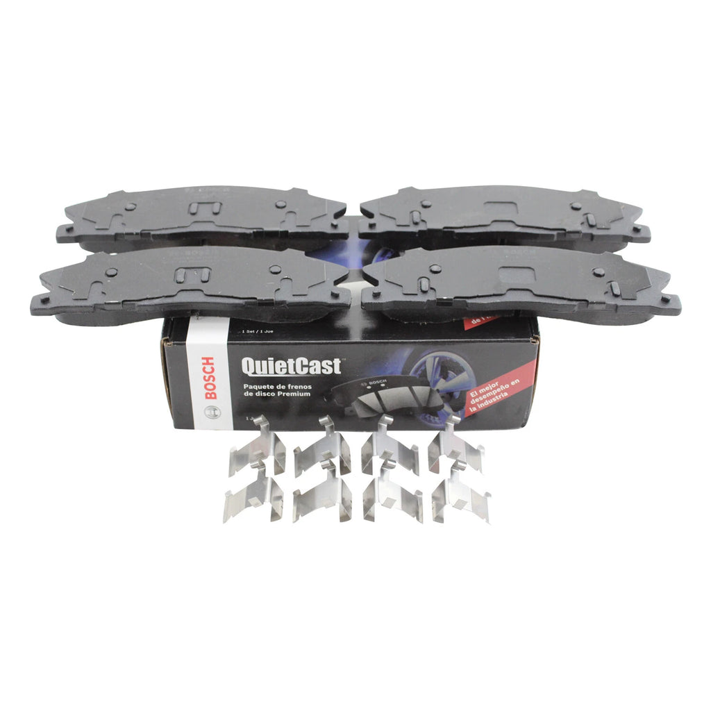 Set of 4 Bosch QuietCast Front Ceramic Brake Pads for Ford Explorer Flex Taurus Lincoln MKS