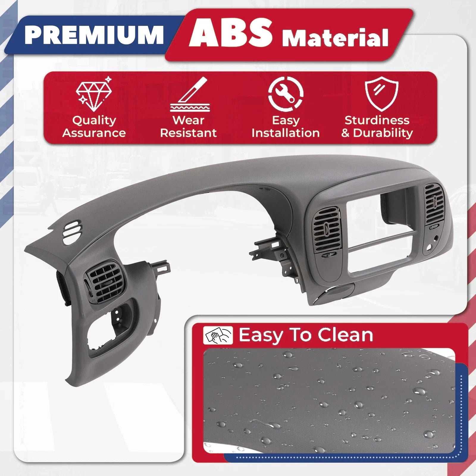 Dash Pad & Radio Bezel Panel for Ford F150 Expedition (1997–2003)