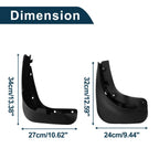 Set of 4 Mud Flaps Splash Guards for Volkswagen Golf Wagon MK6 (2008–2015)