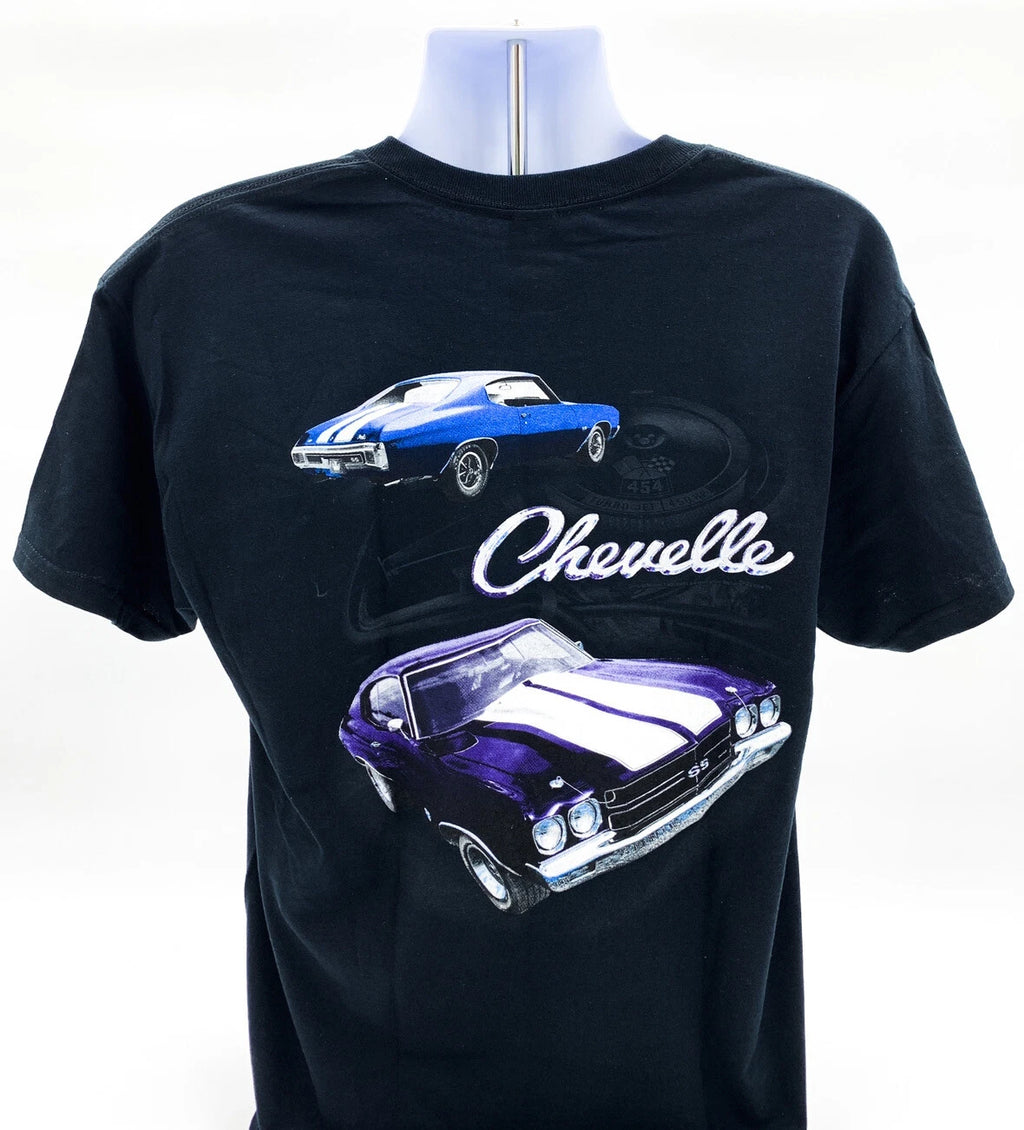Chevy Chevelle SS T Shirt Black OEM Style for Chevrolet Chevelle (1970–1971)