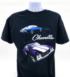 Chevy Chevelle SS T Shirt Black OEM Style for Chevrolet Chevelle (1970–1971)