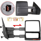 Set of 2 Power Heated LED Puddle Signal Towing Mirrors for Ford F150 (2007–2014)