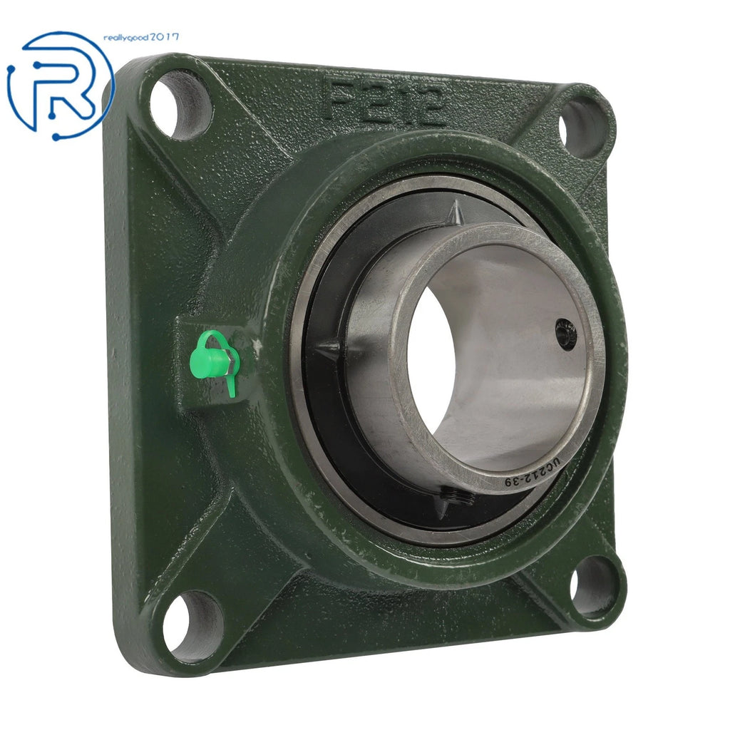 Set of 4 UCF212-39 Pillow Block Flange Bearings 2-7/16 Inch Bore