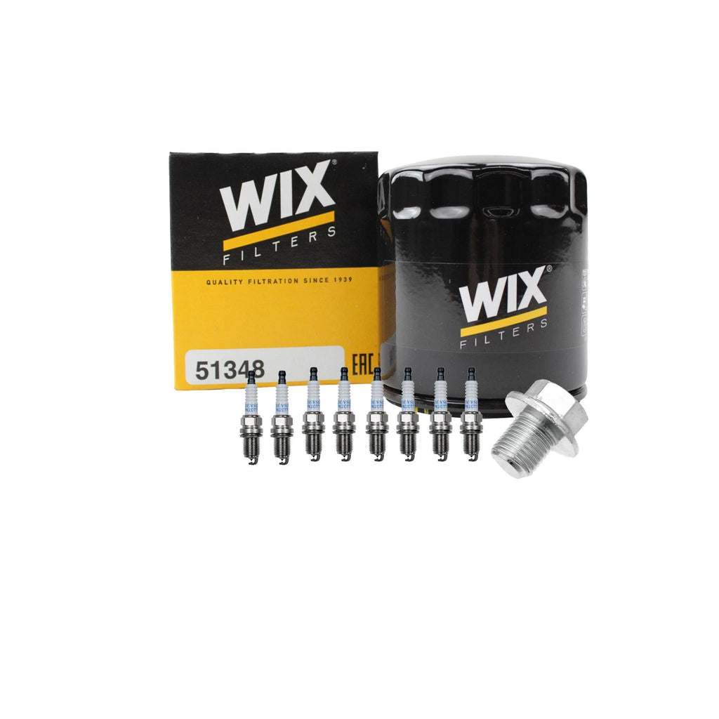 Wix Engine Oil Filter & Denso 8 Platinum TT Spark Plug Kit for 4Runner Tundra (2000–2023)