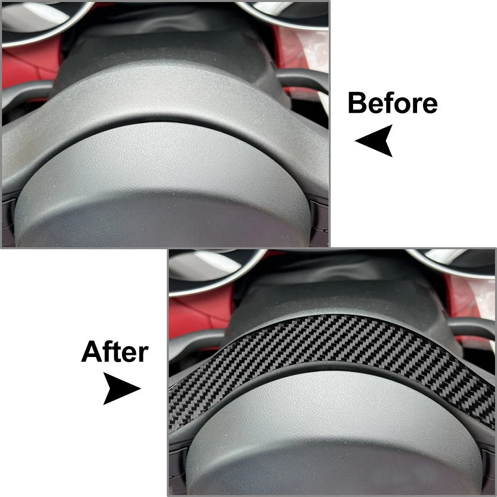 Steering Wheel Strip Cover Trim for Alfa Romeo Giulia (2017–2019)