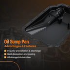 Auto Transmission Oil Pan for Mazda 2 1.5L Hatchback (2011–2015) FNC12151X