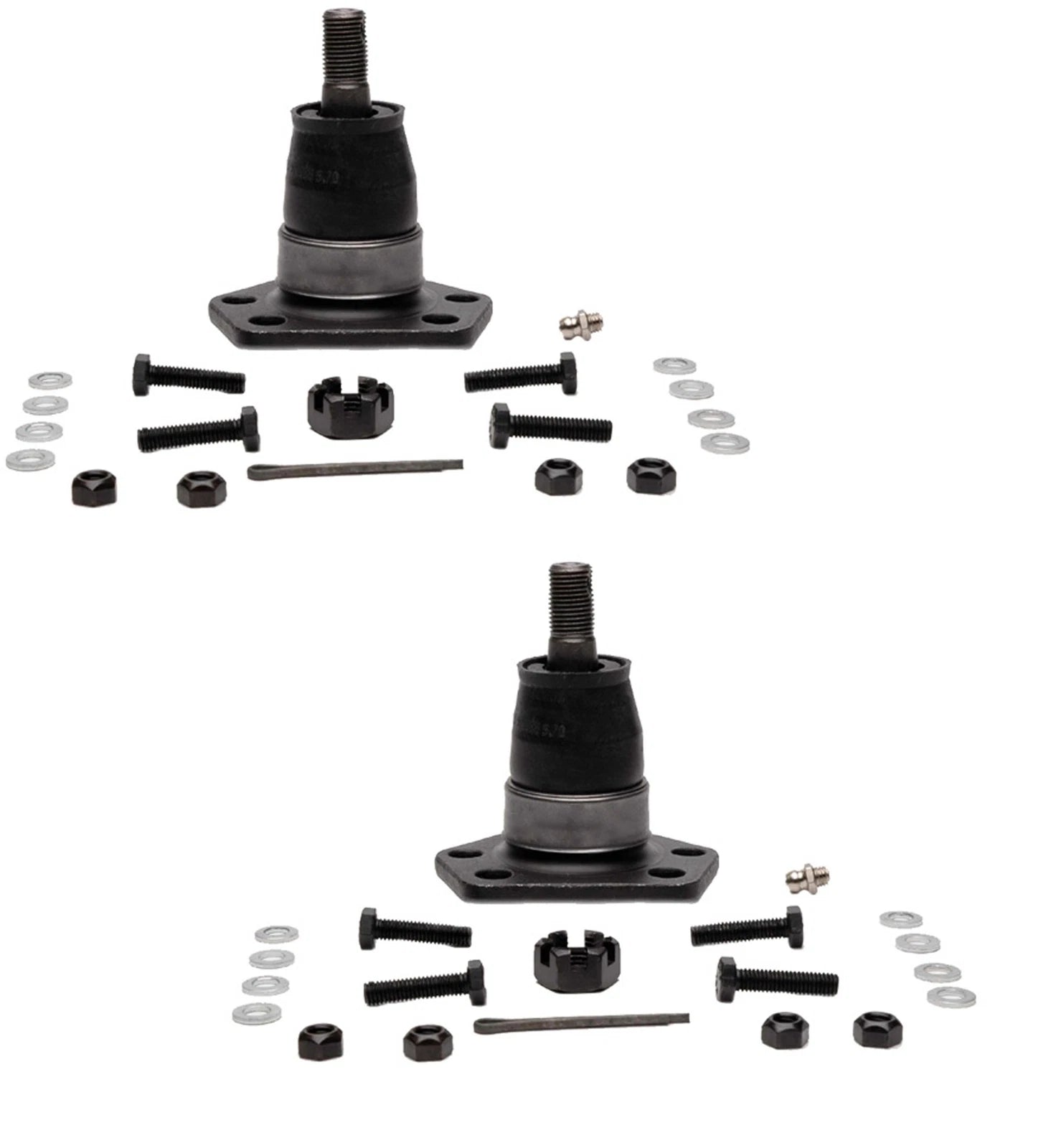 Set of 2 Front Upper Suspension Ball Joints for Buick Chevy GMC (RWD)