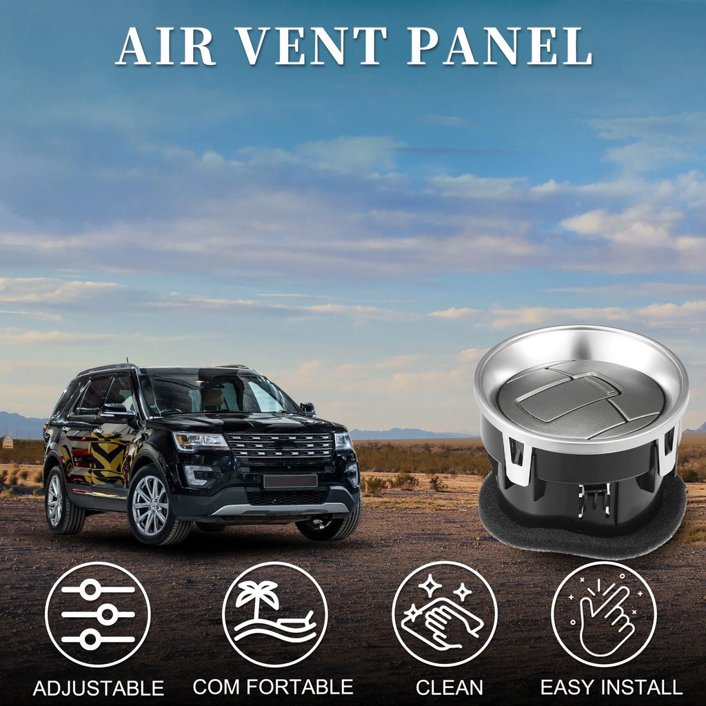 Air Vent Panel for Ford F150 (2009–2014) - Matte Silver Tone