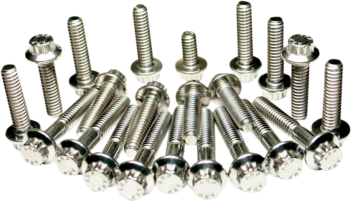 Fastener Kit for Cam Cover/Lifter Block - 12-Point for Twin
