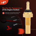 Engine Coolant Temperature Sender for Ford Festiva Mazda MX-6 (1988-1997)