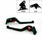 Long Brake Clutch Levers for Aprilia Tuono V4R (2011–2014) T9 Black