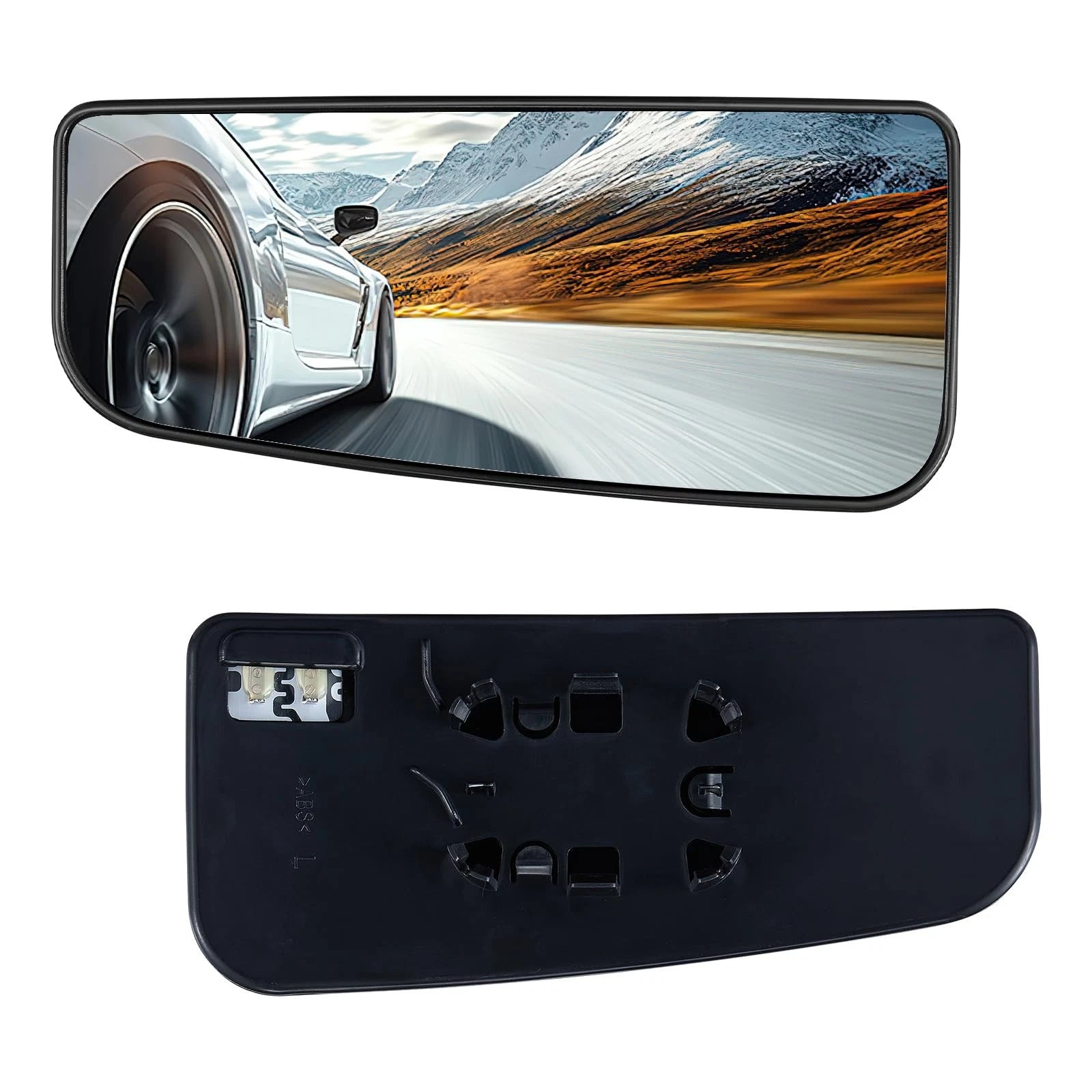 Driver Side Lower Heated Mirror Glass for Ford F350/450/550 Super Duty (2020–2022)