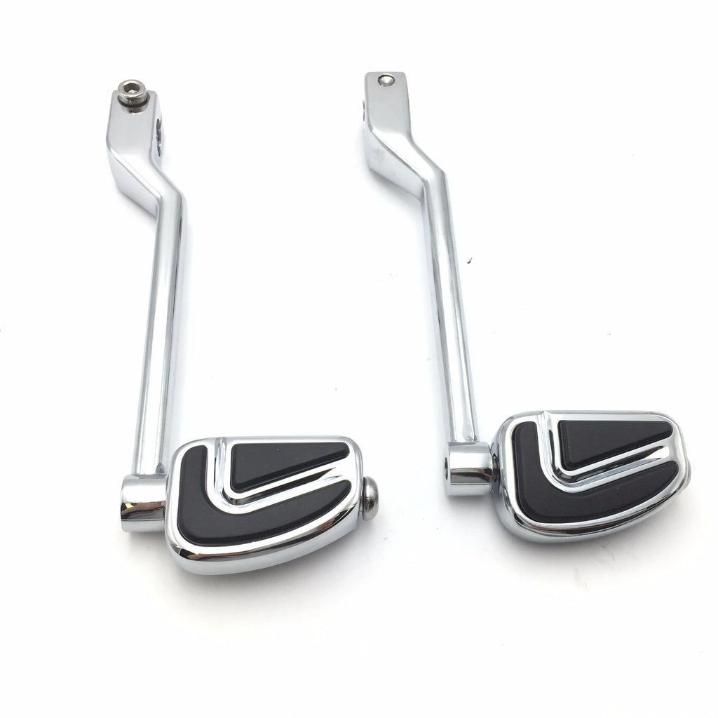Heel/Toe Shift Lever Airflow Peg for Harley FL Softail Touring Trike (2014–2023) Chrome