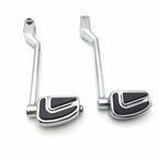 Heel/Toe Shift Lever Airflow Peg for Harley FL Softail Touring Trike (2014–2023) Chrome