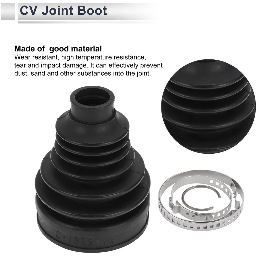 Inner CV Joint Boot Kit with Clamps for Ford Focus (2011–2015)