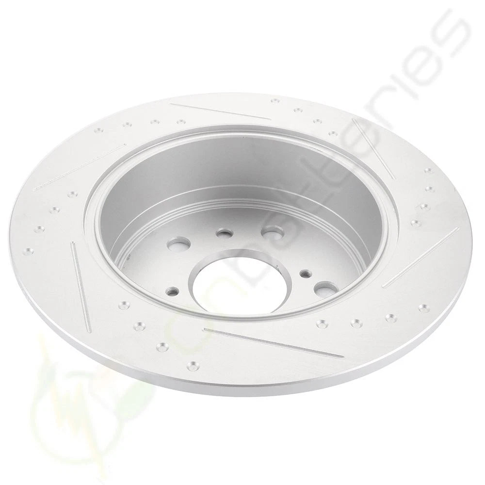Front & Rear Slotted Brake Discs Rotors for Jeep Liberty (2003–2007)