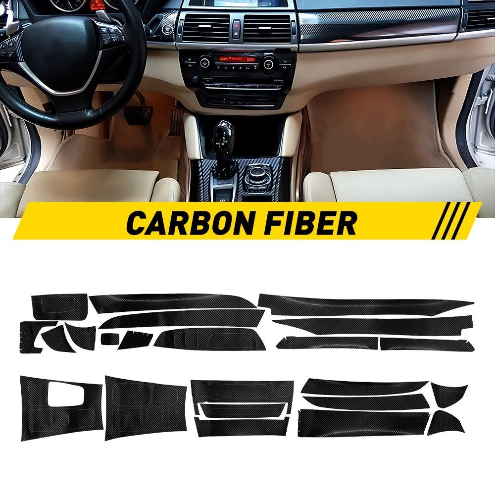 Carbon Fiber Stickers for BMW X5 E70 X6 E71 (2008–2014)