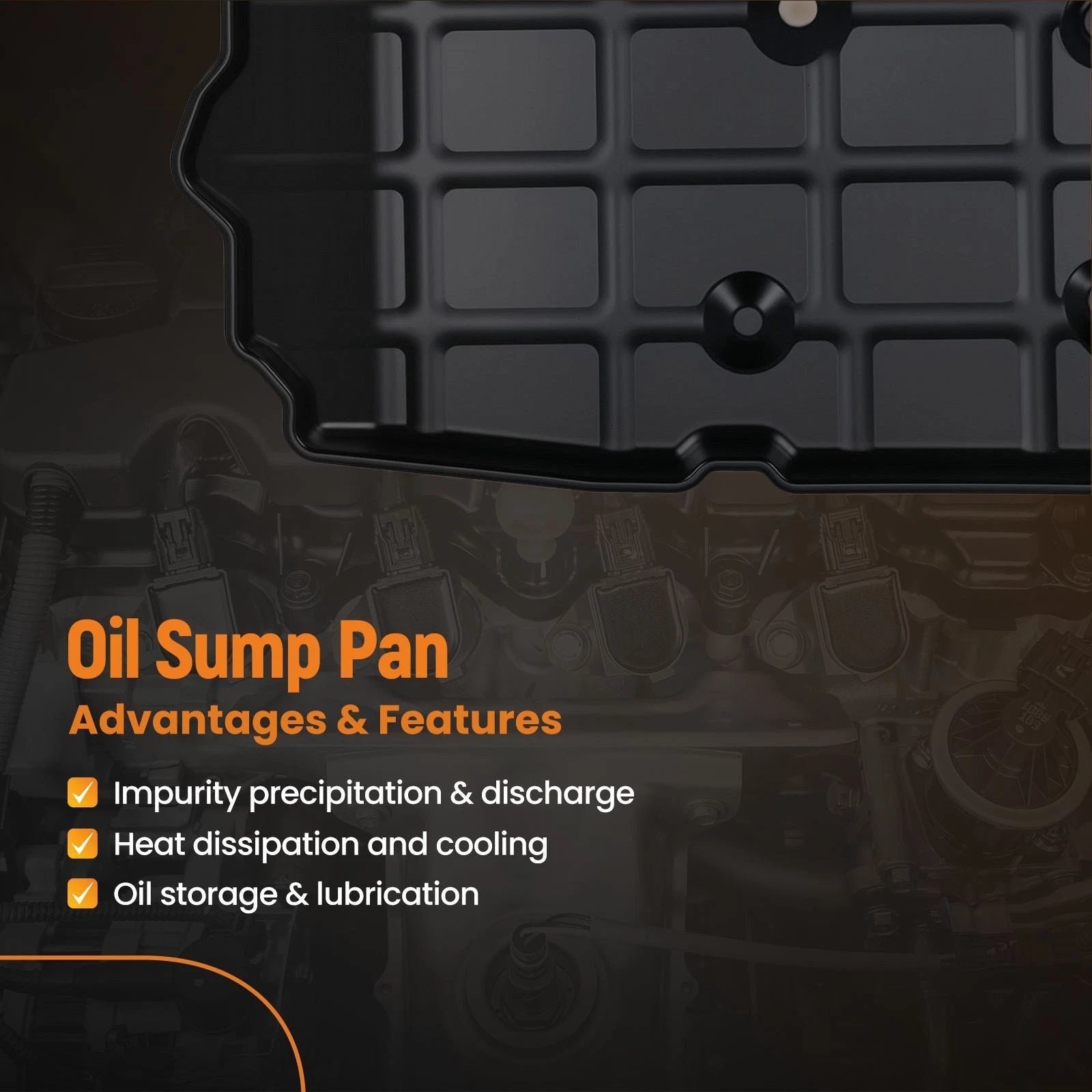 Auto Trans Oil Pan for Mercedes C-Class E-Class (2008-2017)