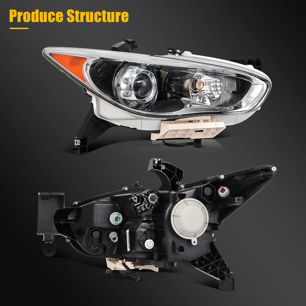 Right Side Headlight with HID/Xenon for Infiniti JX35, QX60 (2013–2015)