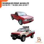 Black Air Grille Heater Vent Frame Cover for Nissan Navara D21 (1986-1997)