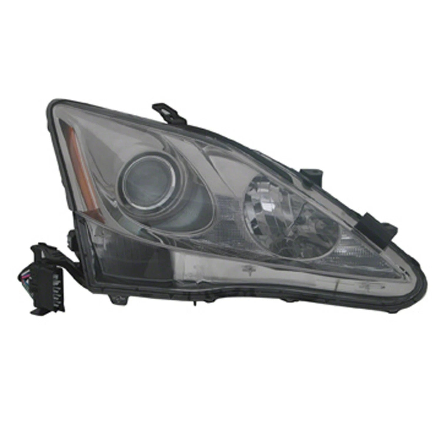 Replacement Passenger Side Halogen Headlight Lens Housing w/o Auto Leveling