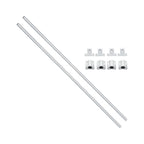 Set of 4 Linear Motion Rods with Bearings for Universal Applications