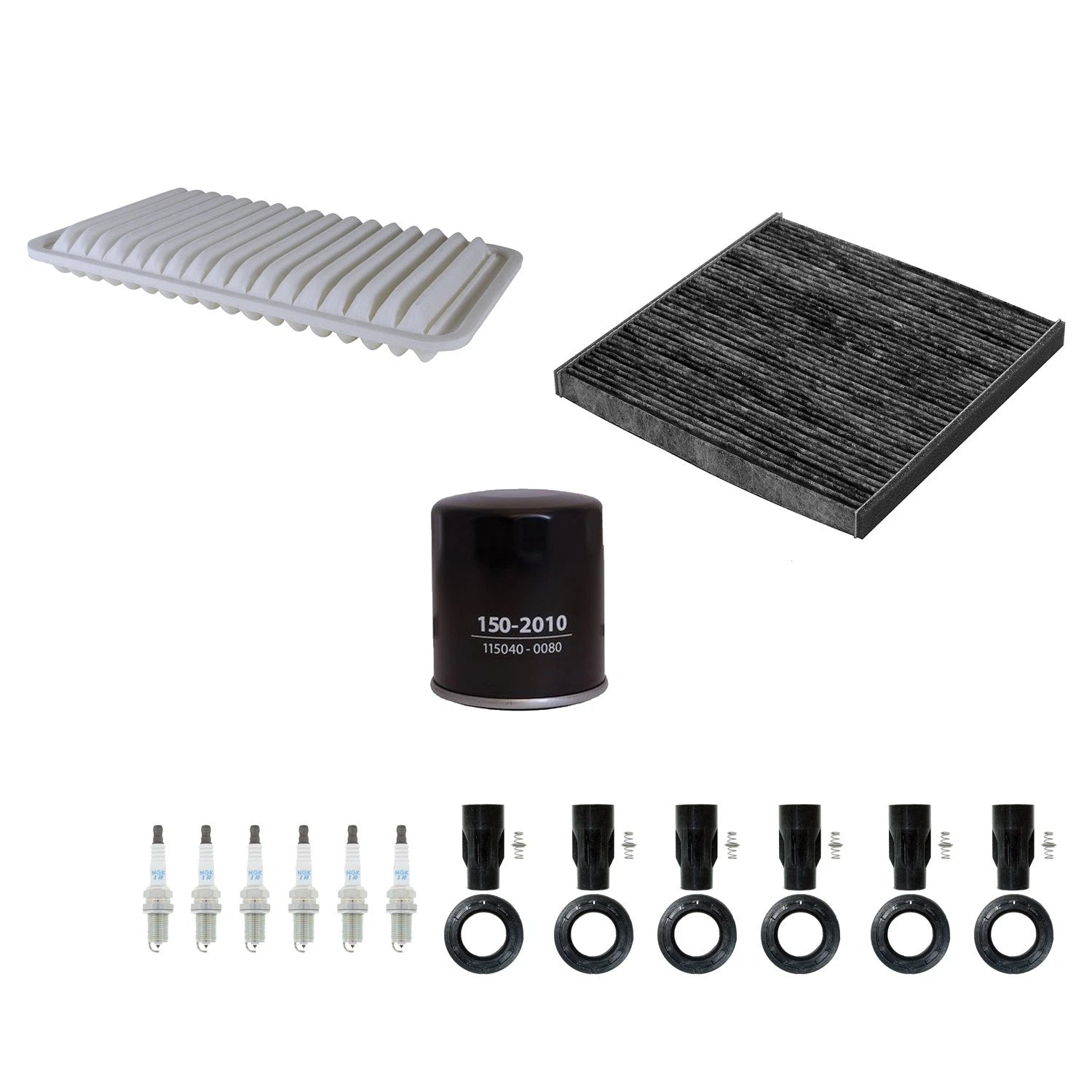 Tune Up Kit with NGK 6 Spark Plugs & Boots for Camry RX330 Sienna (2004–2006)