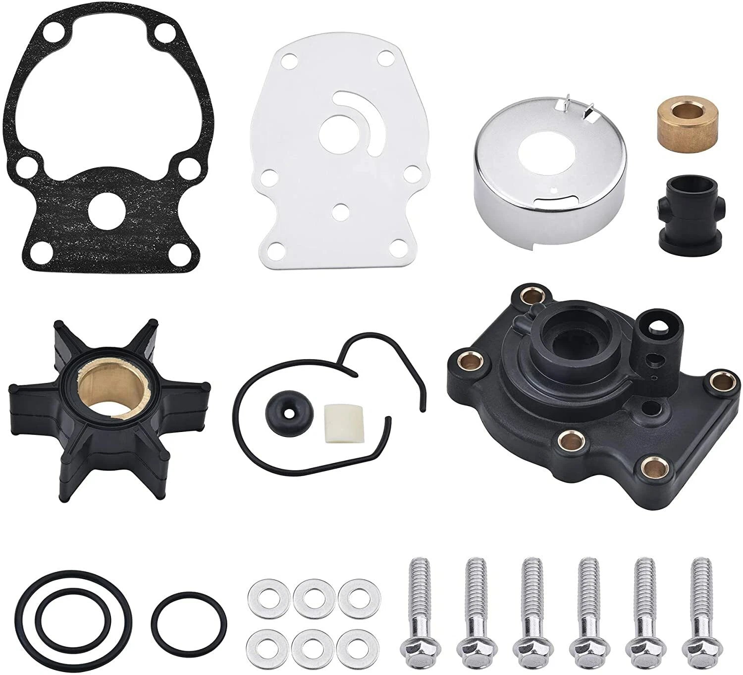 Water Pump Impeller Kit with Housing for Johnson Evinrude (393630)
