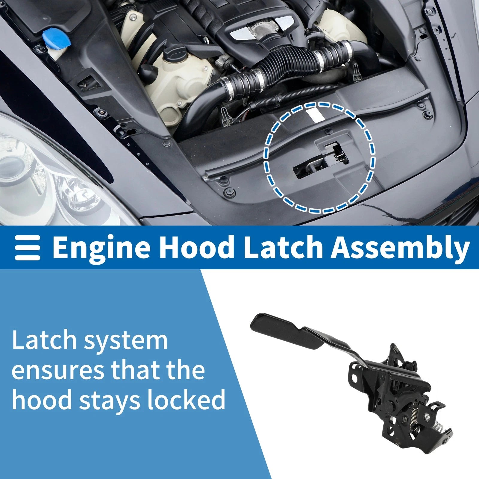 Hood Latch Assembly for Toyota RAV4 (2014–2019) No. 535100R040