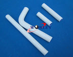 White Silicone Radiator Hoses for Yamaha YZ400F WR400F YZ426F WR426F (1998-2002)