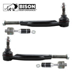 Set of 4 Inner Outer Steering Tie Rod Ends for Buick Chevy GMC