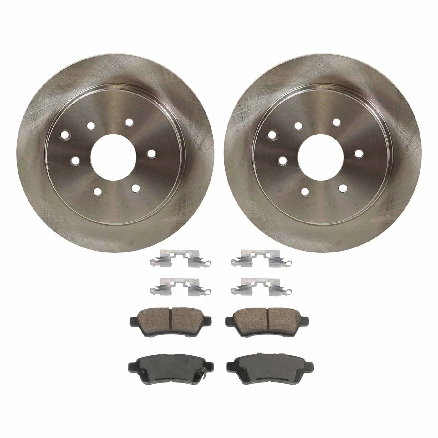 Rear Brake Disc Rotors and Pads Kit for Nissan Pathfinder (2005–2012)