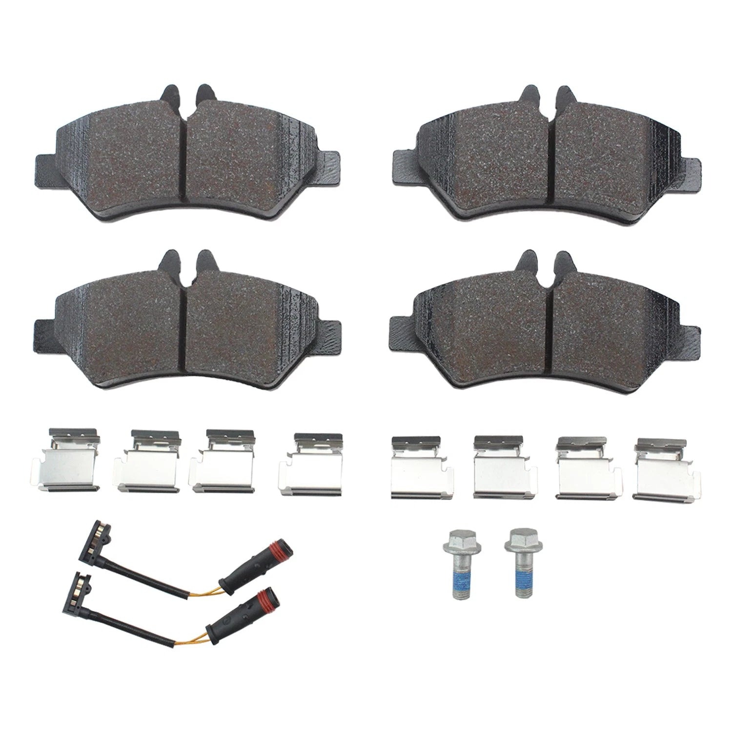 Set of 4 Hella Rear Low-Metallic Disc Brake Pads for Mercedes Sprinter 2500 (2010–2018)