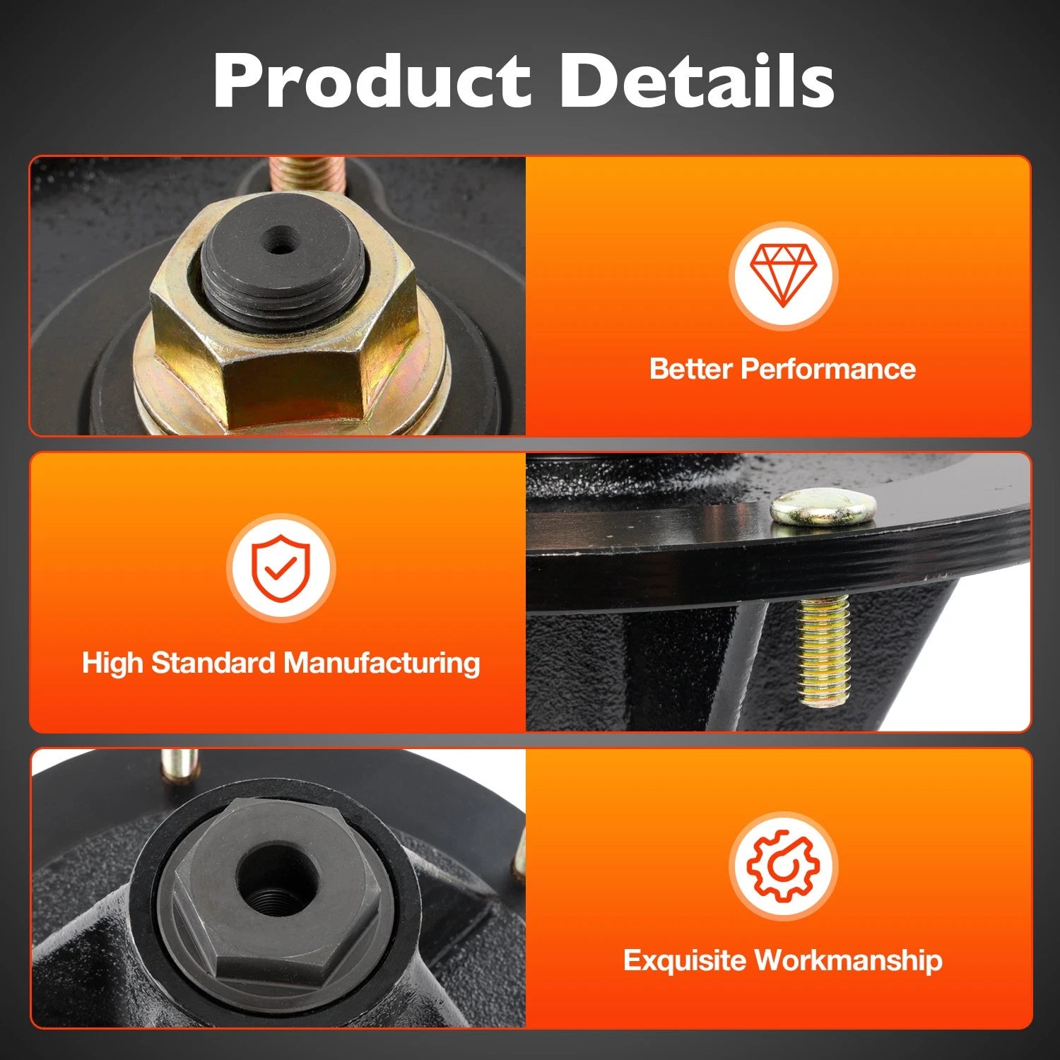 Deck Spindle Assembly for Toro Z Master Professional (Commercial, GrandStand)