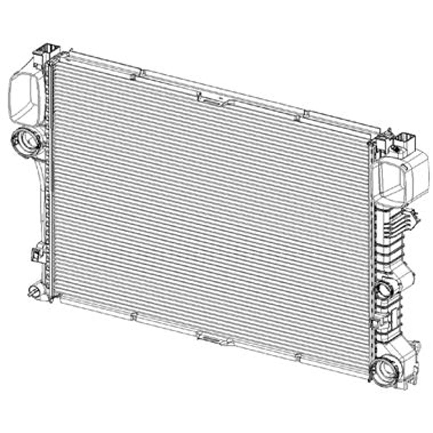 Replacement Radiator Assembly for Toyota Hilux (2005–2015)