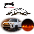 Set of 4 Smoked Amber LED DRL Driving Lights for Toyota 4Runner (2014–2021)