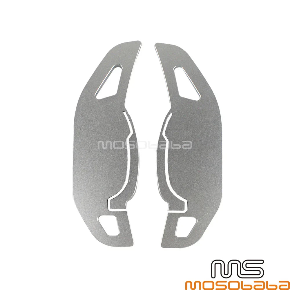 Silver Steering Wheel Gear Shift Paddles for Audi S5 S6 RS3 RS6 RS7 (2007-2023)