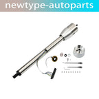 30" Stainless Steel Tilt Steering Column & Adapter for Universal Fit (No Key)