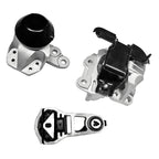 3x Motor Mount Kit for Ford Explorer V6 3.5L (2011–2015) Automatic