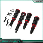Coilovers Adjustable Height Struts Shocks Kit for Honda Civic (1988–1991)