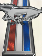 Adhesive Decal Emblem Tri Bar Pony for Ford Mustang (2005–2014)